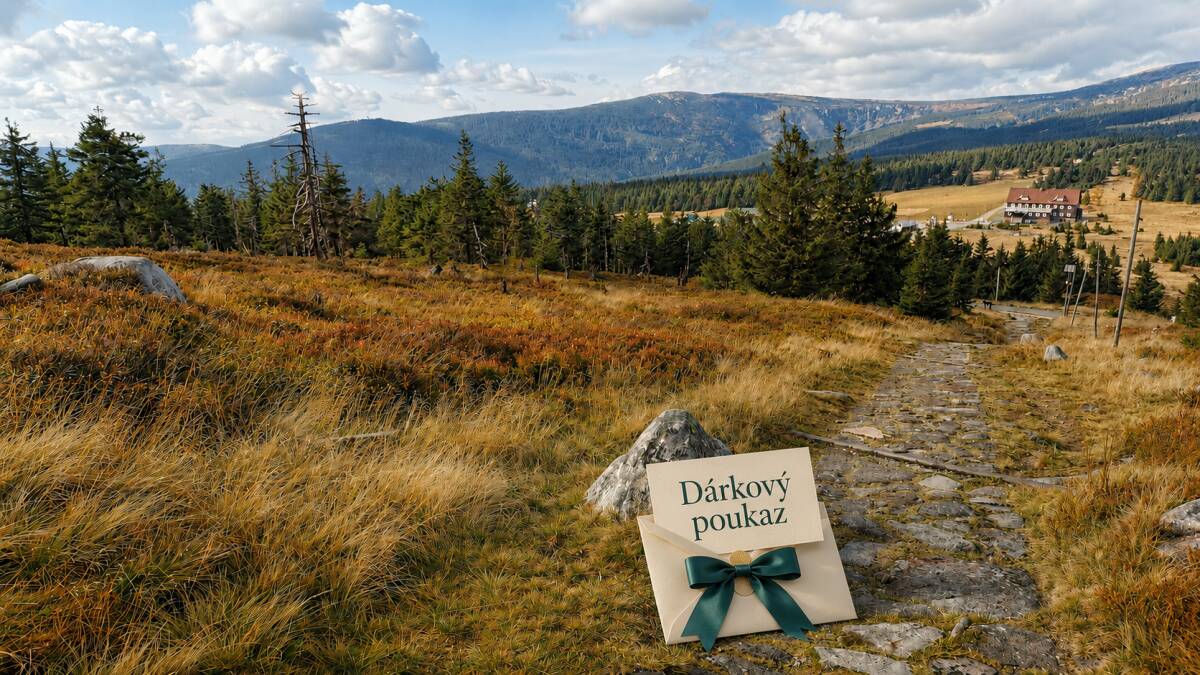 Dárkový poukaz Hotelu Špindlerova Bouda s výhledem na Krkonoše