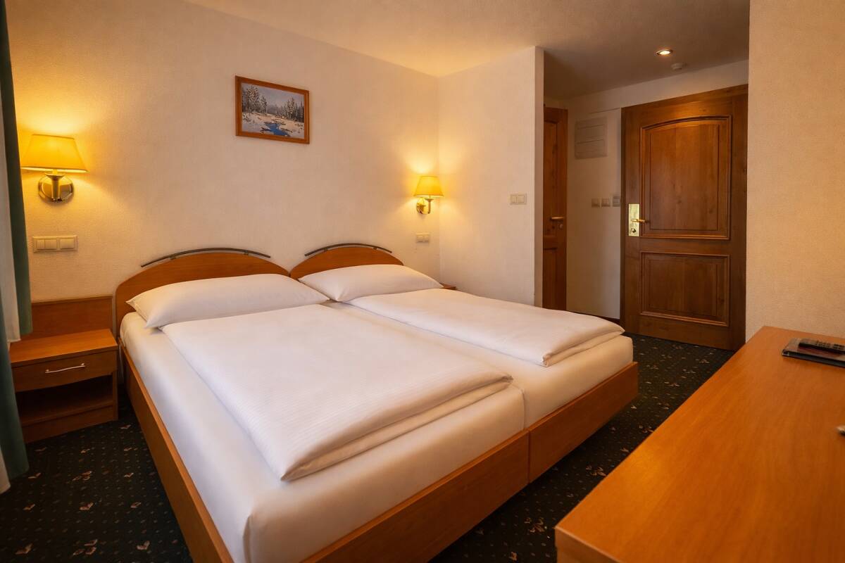 Pokoj Standard v Hotelu Špindlerova Bouda v Krkonoších