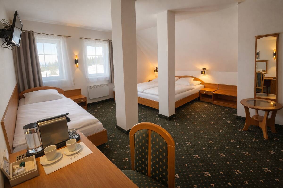 Třílůžkový pokoj Comfort - hlavní budova