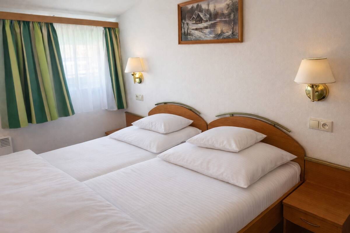 Badezimmer des De-Luxe-Apartments