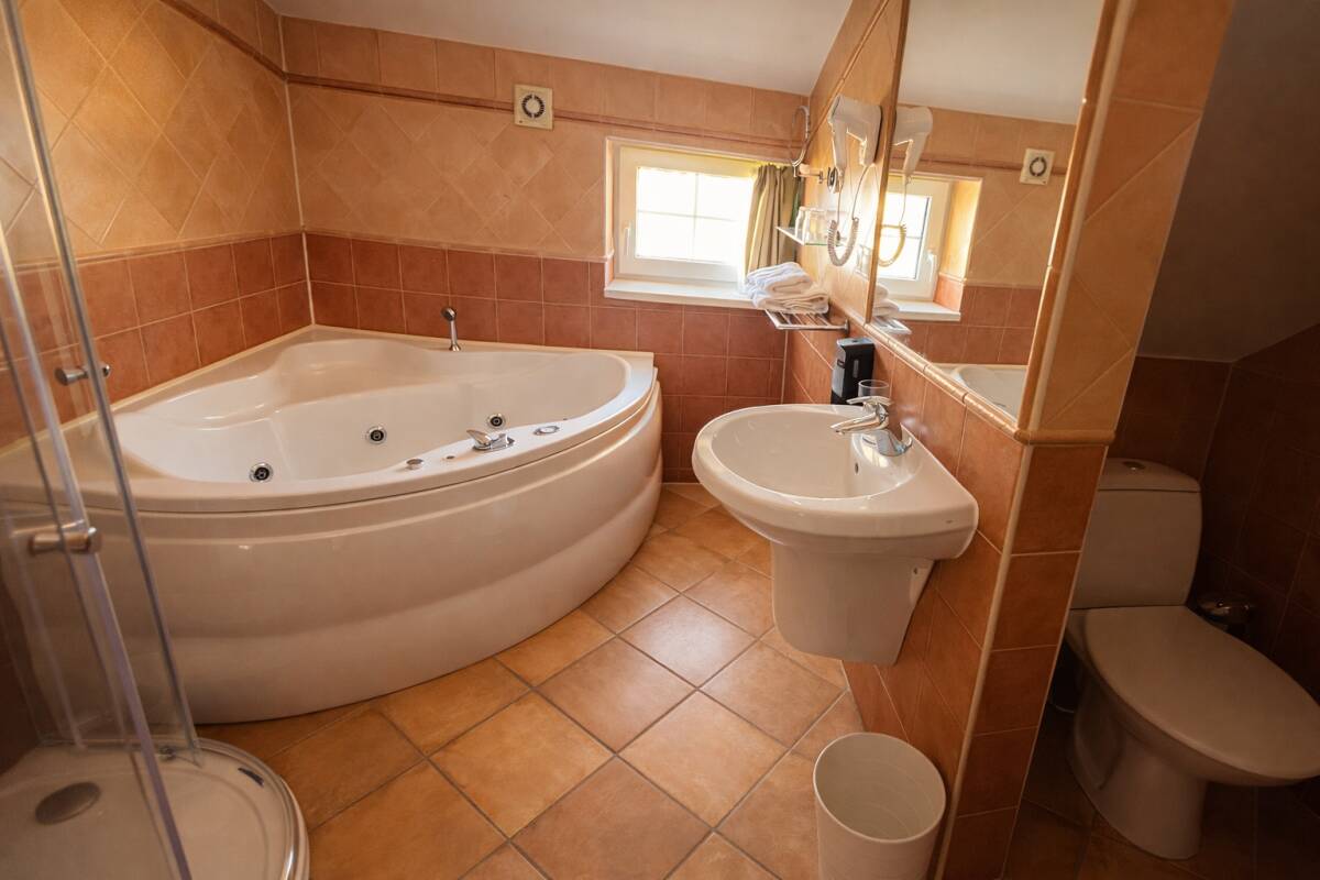 Badezimmer des Premium-Apartments